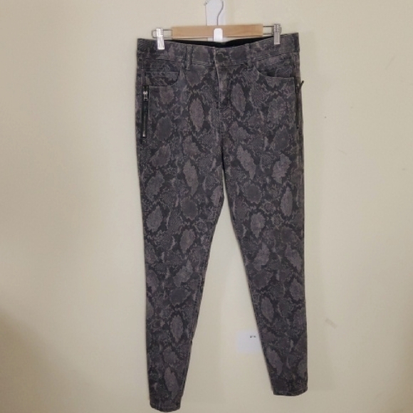 Democracy Reptile Patterned Ab Soloution Pants Size 10 - Picture 1 of 9